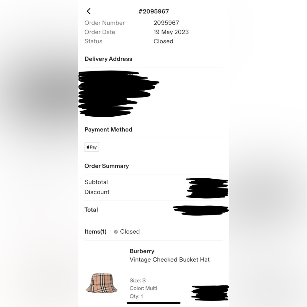 Burberry Vintage Checked Bucket Hat - Picture 7 of 7